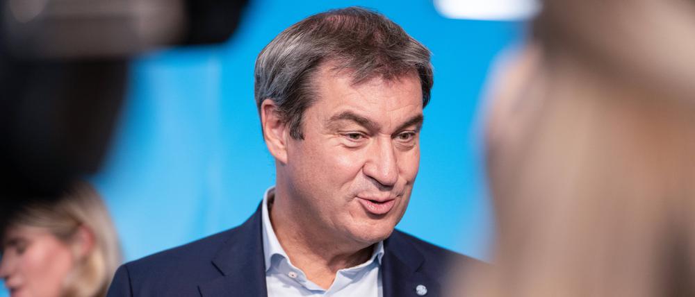 Hat immer viel zu sagen. Markus Söder bei einem Interview.