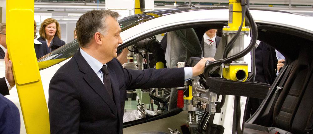Das macht Orbán glücklich: Schon 2013 begann in Kecskemét Mercedes mit der Herstellung des damals neuen CLA.