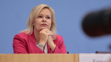 Bundesministerin des Innern und für Heimat, Nancy Faeser.