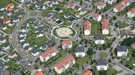 Eine Stadtrandsiedlung im Süden von Berlin