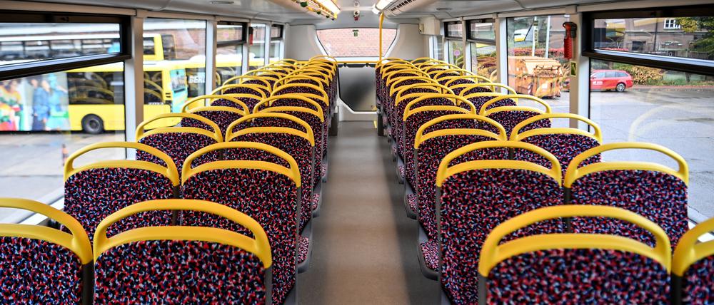 Neuer BVG-Bus des Typs „Enviro500“.