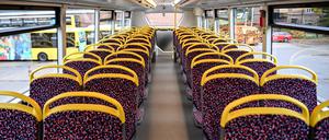Ein BVG-Bus des Typs „Alexander Dennis Enviro500“.