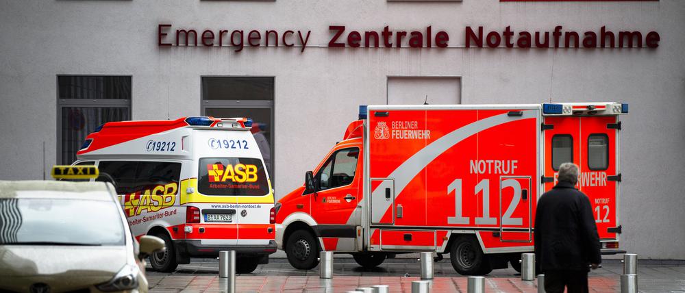 Die Notaufnahme der Charité am Campus in Berlin-Mitte.