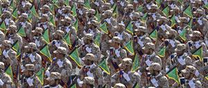Die paramilitärischen Revolutionsgarde ist eine Stütze des Regimes.