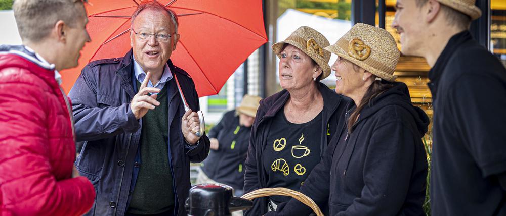 SPD-Ministerpräsident Stephan Weil im Niedersachsen-Wahlkampf: Muss aus SPD-Sicht gewinnen