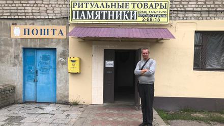 Vitali, der Bestatter von Isjum.