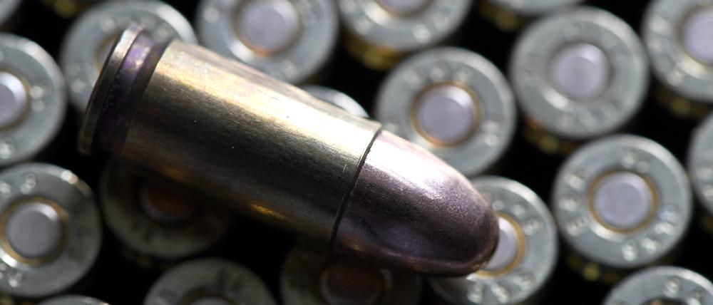9 mm-Munition. (Symbolbild)