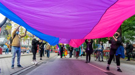 Die Bi-Flagge.
