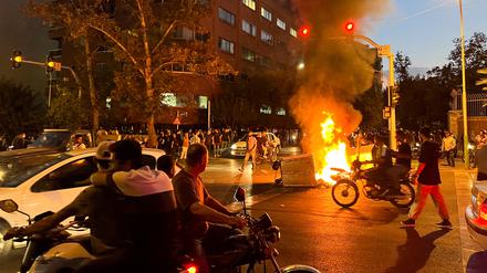Proteste nach dem Tod einer jungen Frau im Iran.