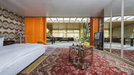 Ganz klar die Designsprache der 1970er Jahre: Parkhotel 1970 in Michelstadt.