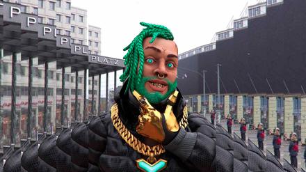 Der virtuelle Rapper FN Meka.
