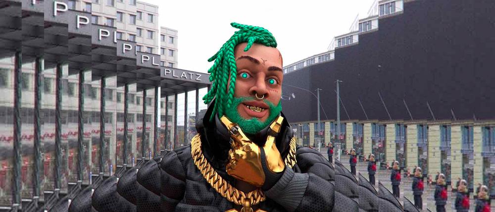 Der virtuelle Rapper FN Meka.