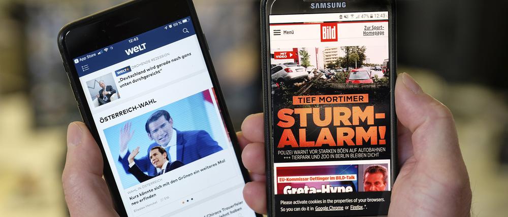 „Bild“ und „Welt“ gehören zum Springer-Bereich News Media National.