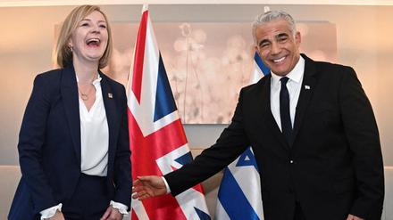 Die neue „special relationship“: Liz Truss, britische Premierministerin, und der israelische Premier Yair Lapid