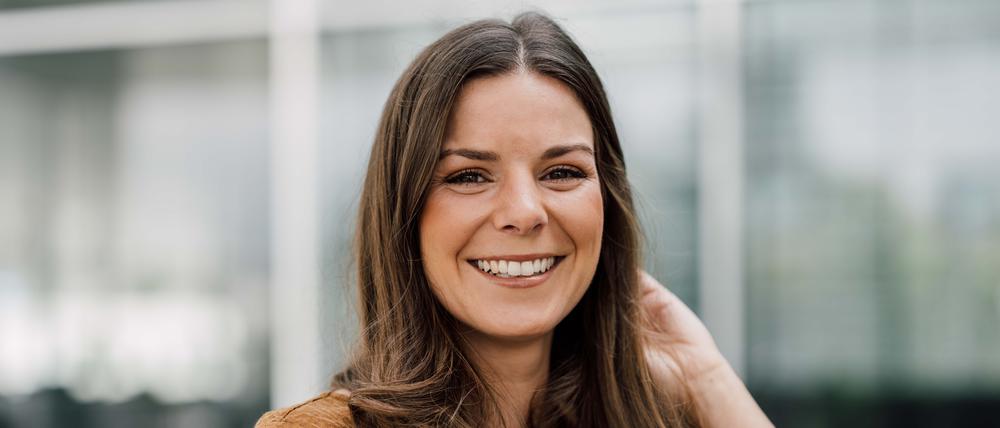 Amelie Stiefvatter verstärkt seit Anfang August das Sportteam im Morgenmagazin des ZDF.