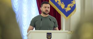 Wolodymyr Selenskyj, Präsident der Ukraine.