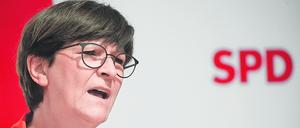 Saskia Esken, SPD-Vorsitzende, am 5. September.