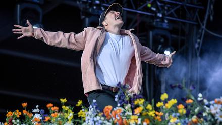 Ein Highlight des Lollapalooza Festivals war der Auftritt des Rappers Casper.