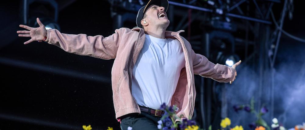 Ein Highlight des Lollapalooza Festivals war der Auftritt des Rappers Casper.
