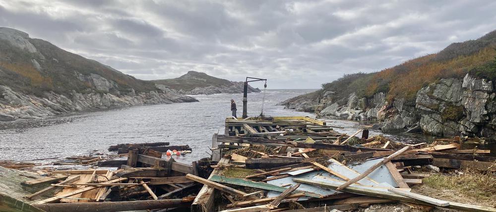 Verwüstung nach Wirbelsturm „Fiona“ in  Neufundland und Labrador, Kanada