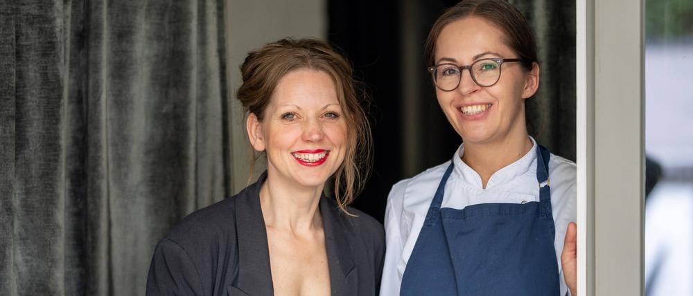 Sarah Hallmann und Rosa Beutelspacher vom Restaurant „Hallmann & Klee“ sind nommiert für den Preis Berliner Meisterköche.