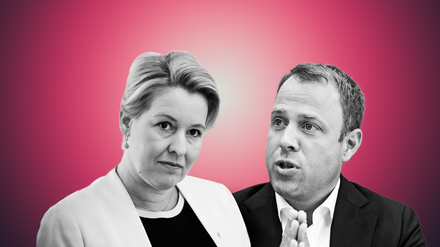 Franziska Giffey (SPD) und Mario Czaja (CDU).