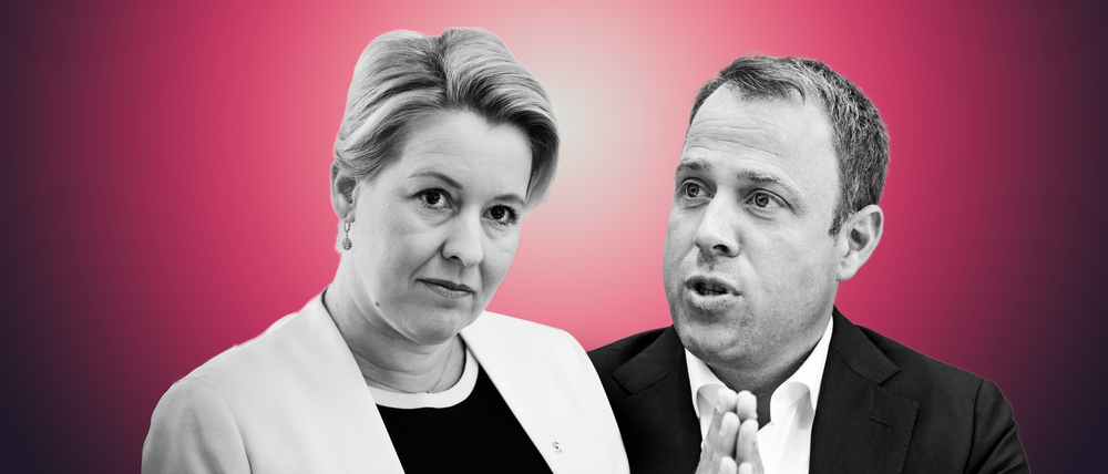 Franziska Giffey (SPD) und Mario Czaja (CDU).