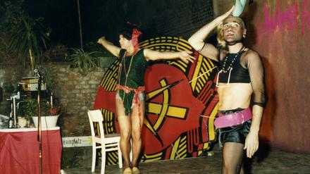 Hoffest im Tuntenhaus 1990.