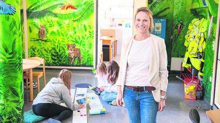 Die Havelmüller-Schule mit ihrer Konrektorin Bettina Gedike in Berlin-Reinickendorf ist für den Schulpreis nominiert.