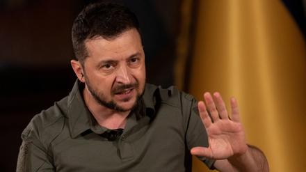 Der ukrainische Präsident Wolodymyr Selenskyj