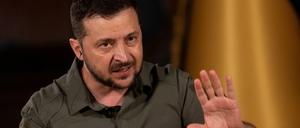 Der ukrainische Präsident Wolodymyr Selenskyj