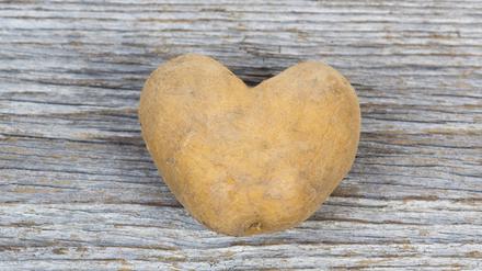 Deutsche Kartoffel in Herzform. (Symbolbild)