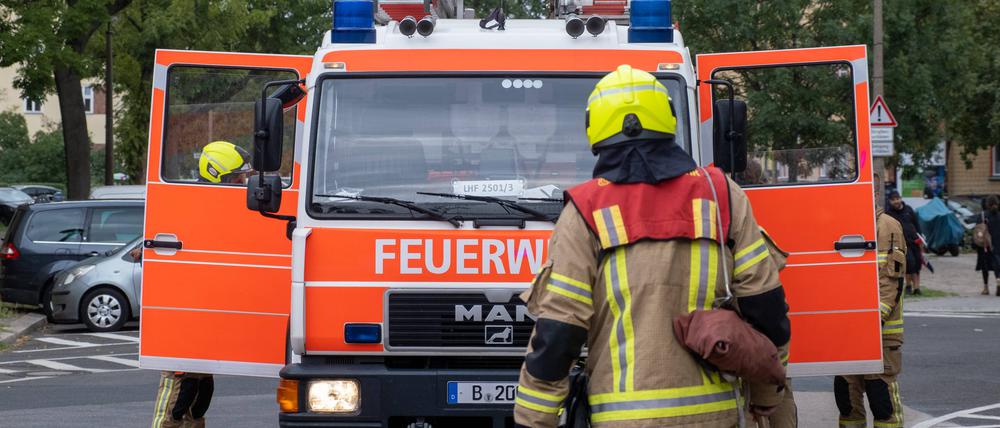 Einsatzkräfte der Berliner Feuerwehr. (Symbolbild)