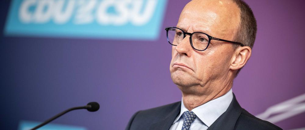 CDU-Chef Friedrich Merz