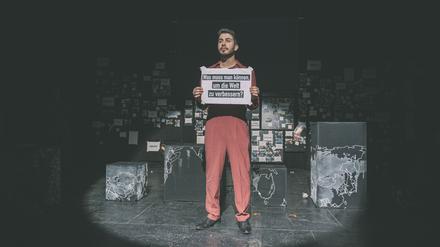 Weltverbesserer. Ali Can bei einer Performance.