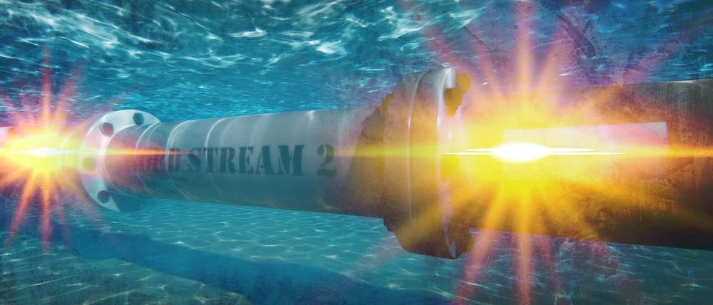 Auf die Nord-Stream-Gaspipelines hatte es Attacken gegeben.