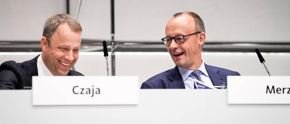Zwei, die Berlin für die CDU gewinnen wollen: Mario Czaja (links) und Friedrich Merz.