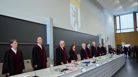 In der Kritik: Die Richterinnen und Richter des Berliner Landesverfassungsgerichts.