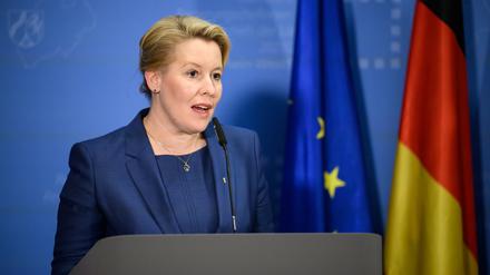 Franziska Giffey (SPD), Regierende Bürgermeisterin von Berlin.