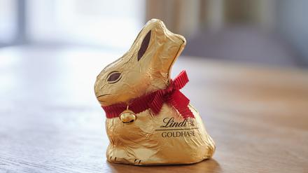 Nur Lindt darf den kleinen goldenen Schokohasen verkaufen. 