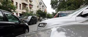 Der Graefekiez soll für privates Parken gesperrt werden. Das Versuchsprojekt heißt Graefekiez ohne Parkplätze, noch stehen hier Autos.