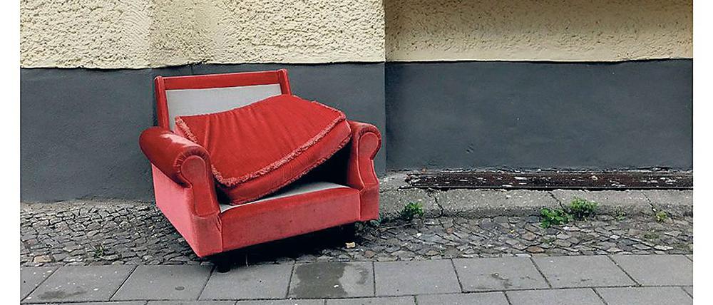 Sperrmüll, Lehmbruckstraße, Friedrichshain, 2015
