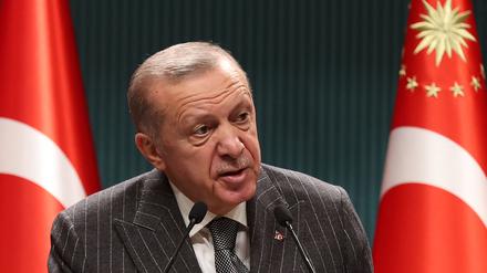 Der türkische Staatspräsident Recep Tayyip Erdogan am 26. September 2022.
