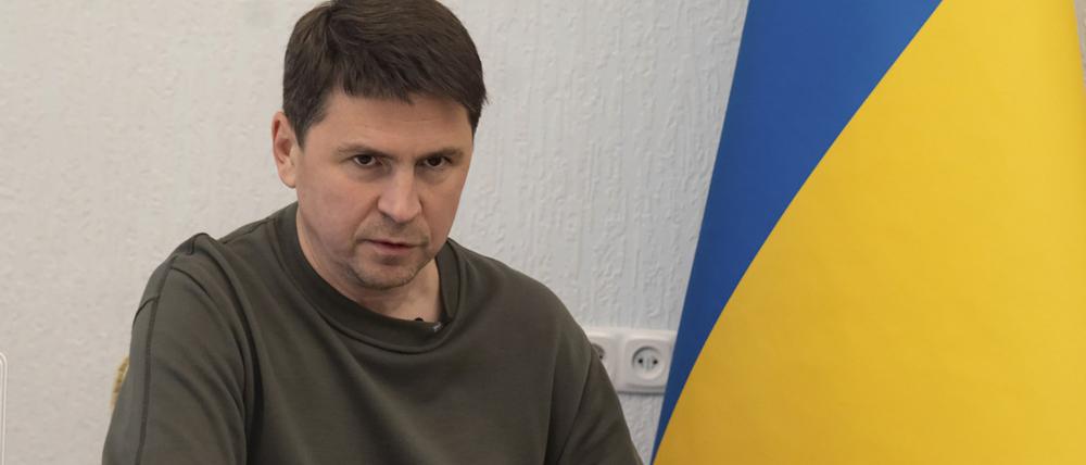 Michailo Podoljak, externer Berater des ukrainischen Präsidentenbüros.