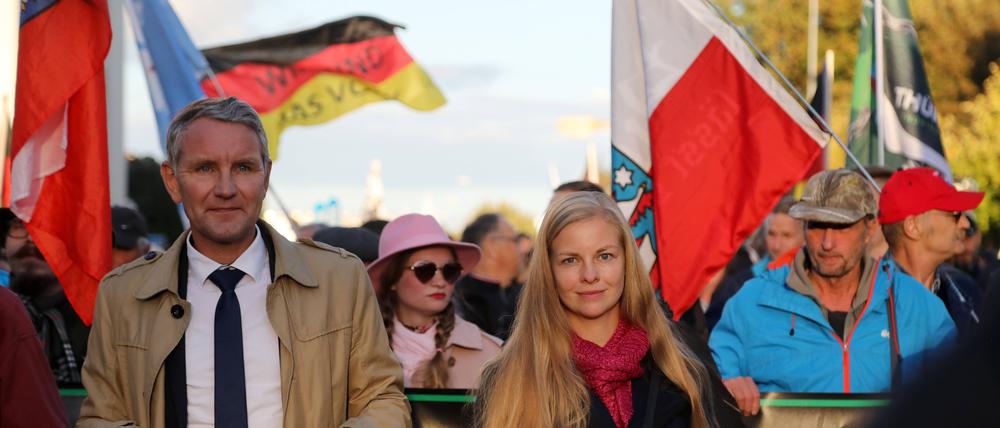  Demonstration der AfD am 21.09.2022 in Erfurt.