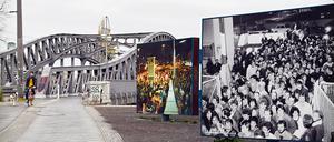 Der ehemalige Grenzübergang Bornholmer Straße mit der Bösebrücke in Berlin-Prenzlauer Berg, aufgenommen am 11. November 2018 für das Radmagazin 2019.

Foto: Kitty Kleist-Heinrich