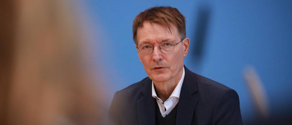 Gesundheitsminister Karl Lauterbach (SPD)