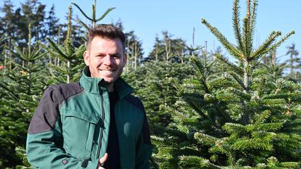 Christian Mai vom Werderaner Tannenhof bei Plötzin. 