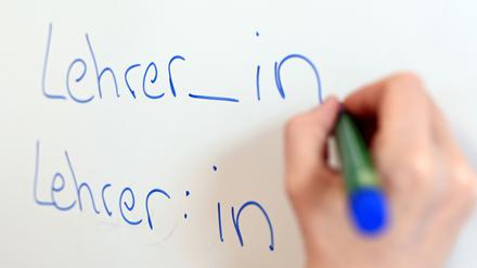 Gender-Schreibweisen. 
