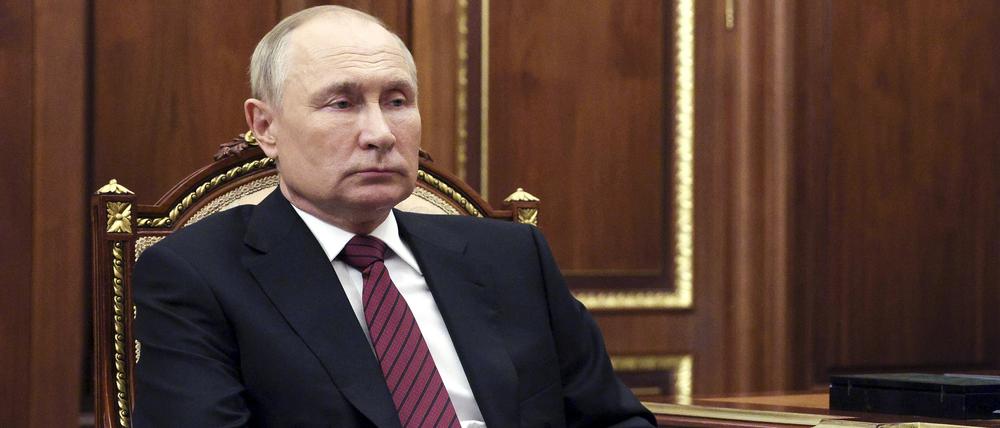 Wladimir Putin, Präsident von Russland.